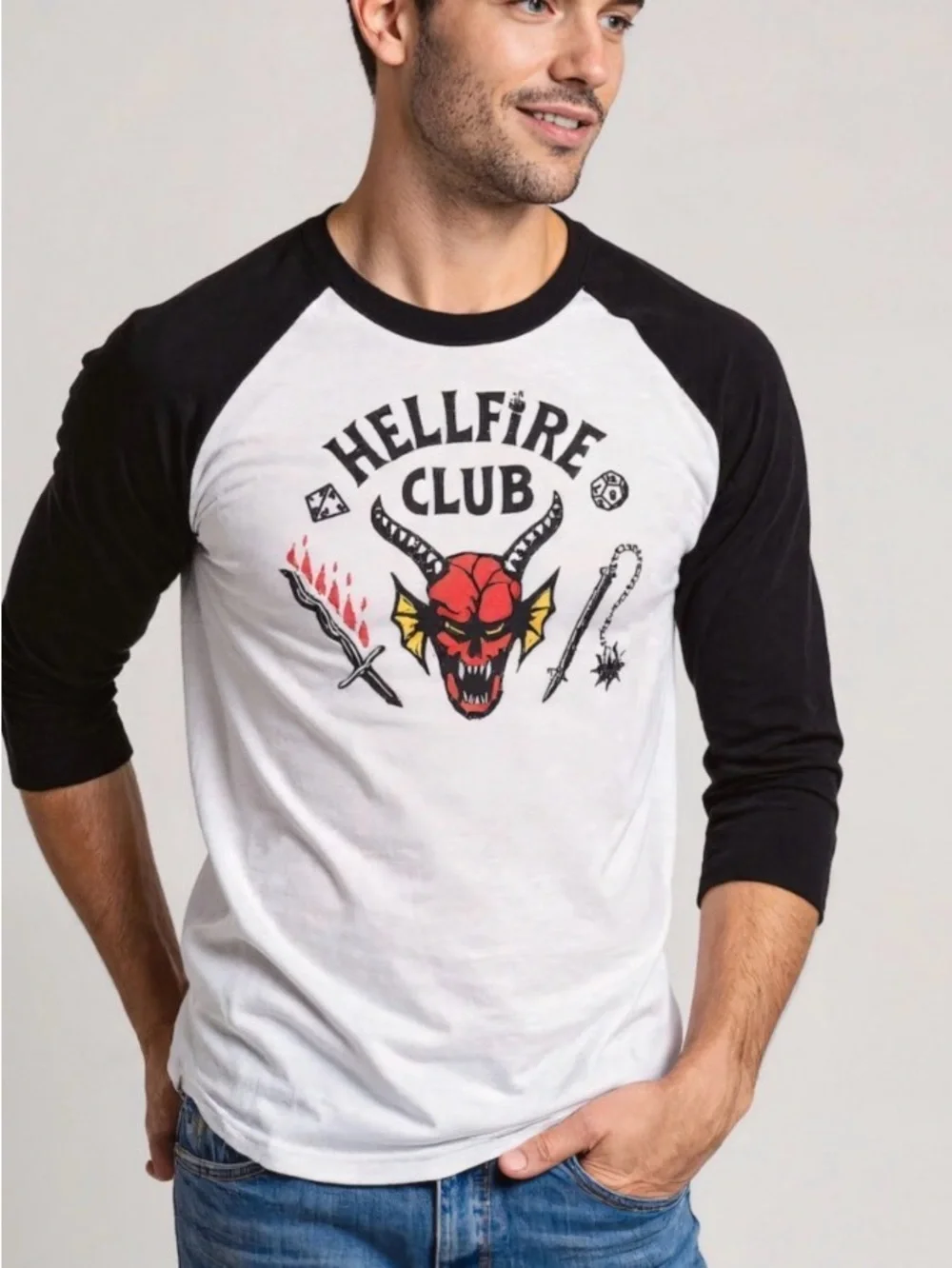 Stranger Things Netflix Ultra Impact iPhone 13 Pro Case Hellfire Club Members